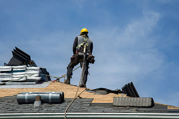 Professional Roof Installation technician working in Mosby, MO
